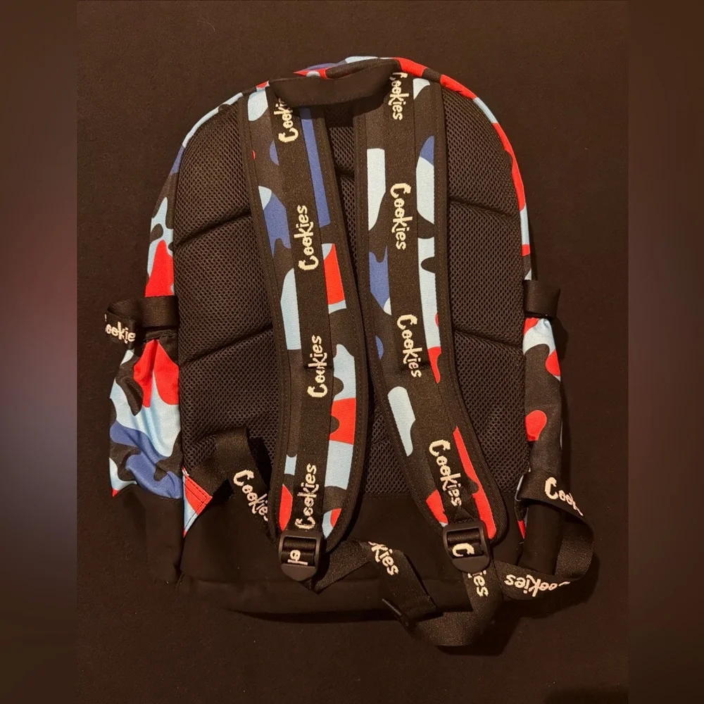 Cookies Smell Proof Off The Grid‎ Backpack Blue Camo Pattern